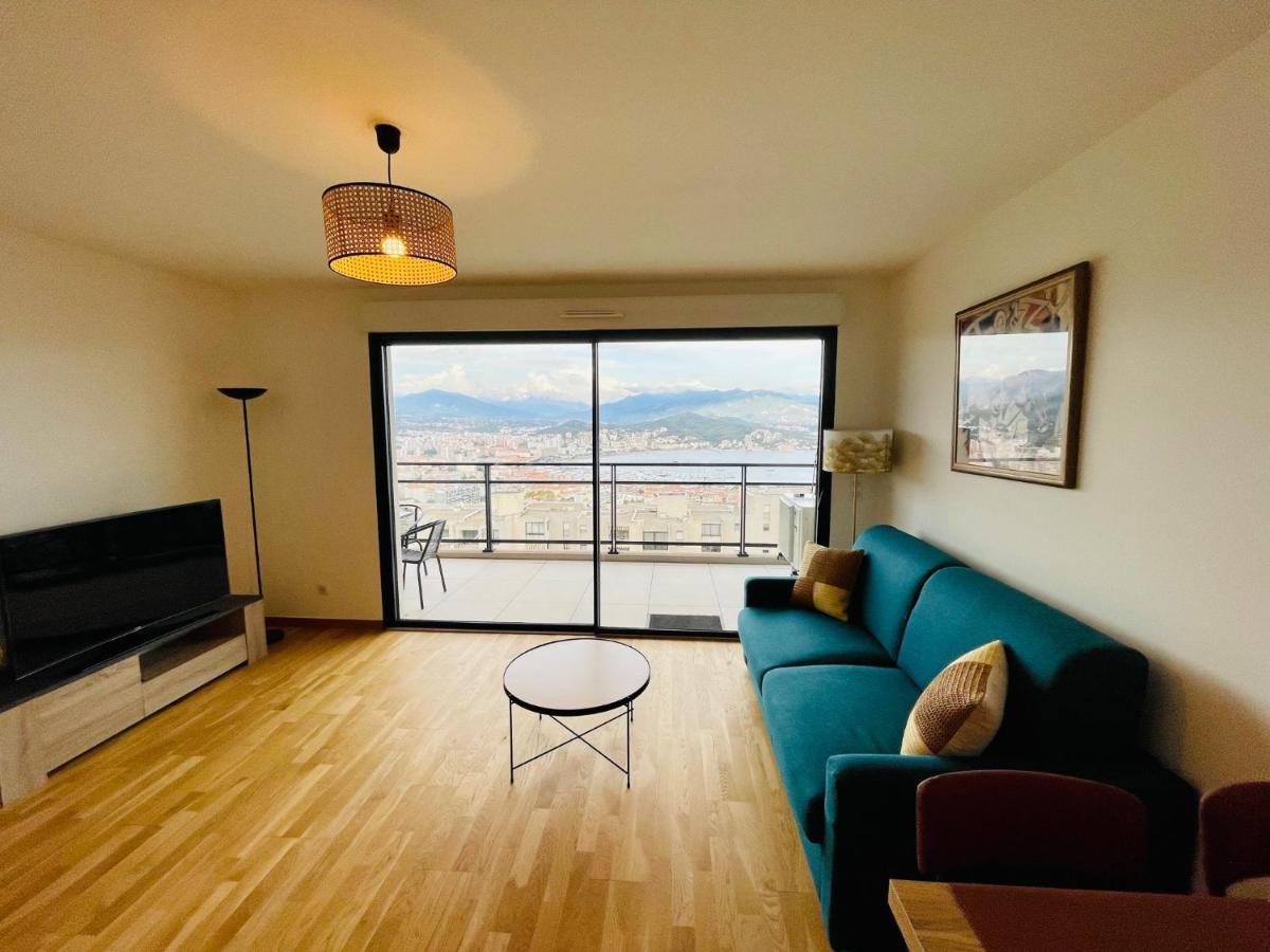 Ajaccio T2 Grand Standing Neuf Vue Mer Centre-Ville & Plages Екстер'єр фото