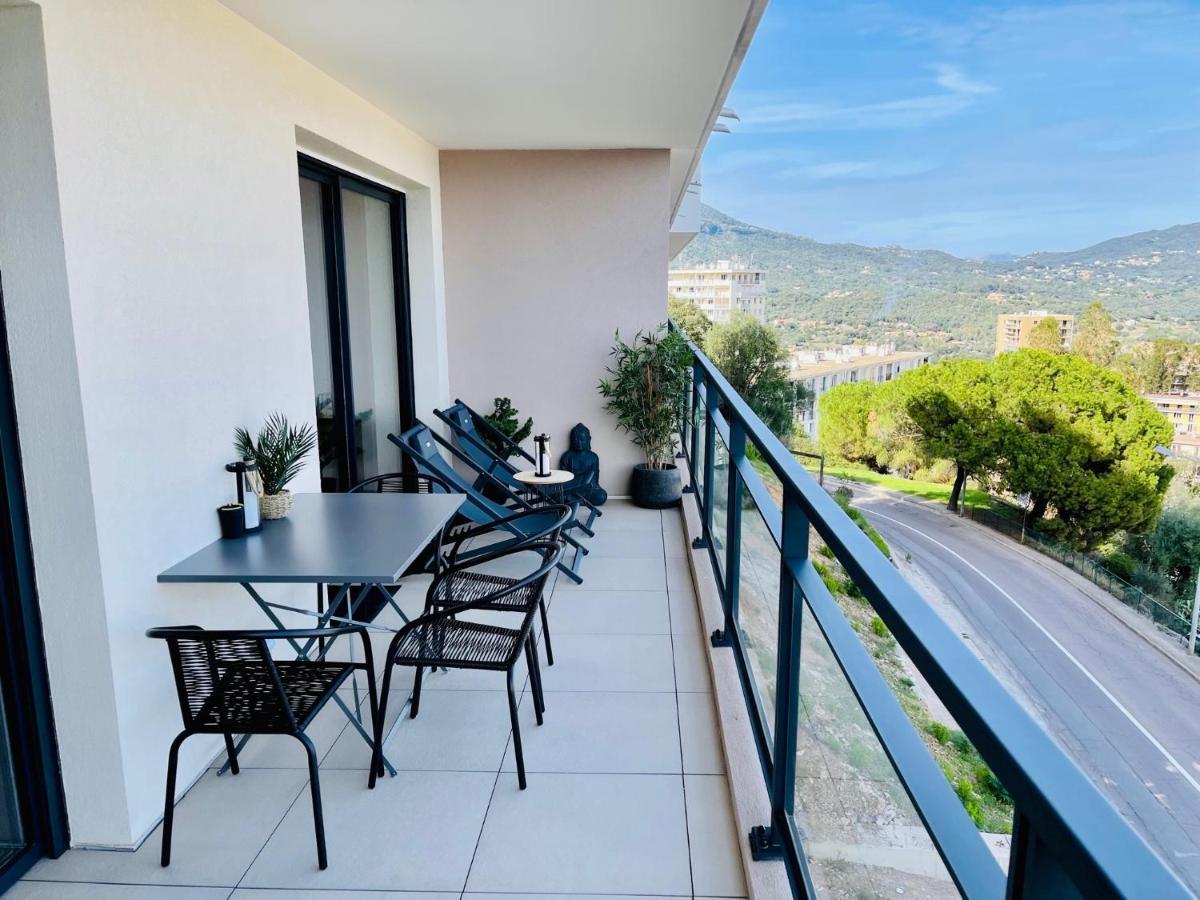 Ajaccio T2 Grand Standing Neuf Vue Mer Centre-Ville & Plages Екстер'єр фото