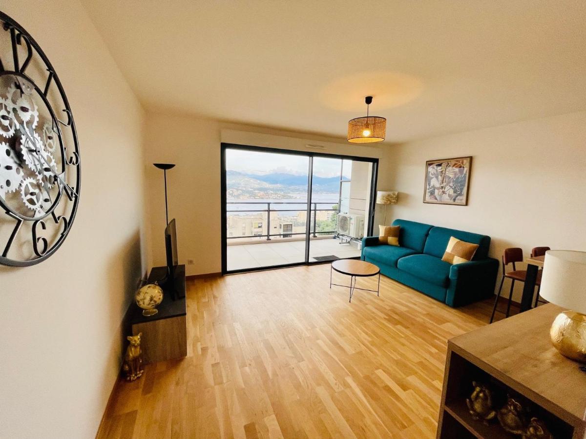 Ajaccio T2 Grand Standing Neuf Vue Mer Centre-Ville & Plages Екстер'єр фото